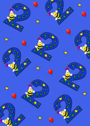 2nd Birthday Wrapping Paper - £1.00